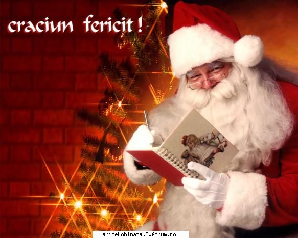 merry doresc un craciun fericit cu multe bucurii si impliniri. :finger: .
sa va aduca mosu ce va