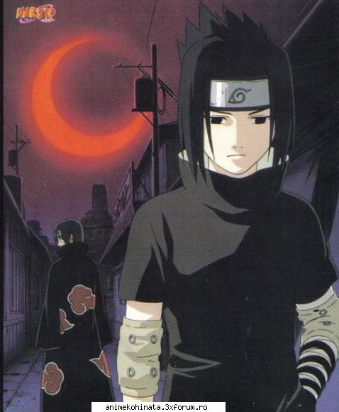 Sasuke - Pacat ca a plecat din sat,pentru razbunare - Naruto